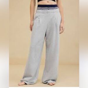 Aerie wide leg Gray Lounge Pants xxl